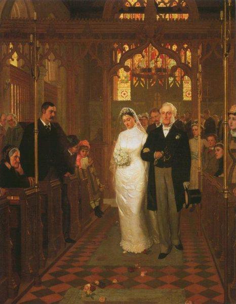 Edmund Blair Leighton 'Till Death Do Us Part' oil painting image